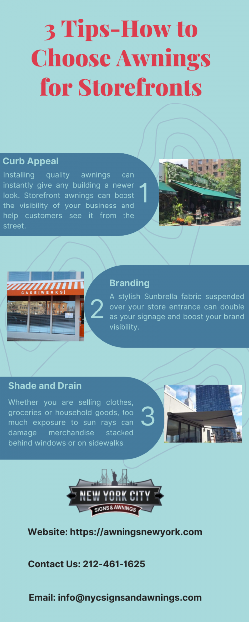 3 Tips How to Choose Awnings for Storefronts ImageOss Free image