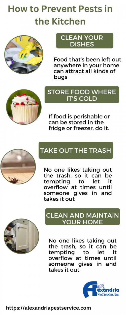Alexandria Pest Services is a leading provider of pest management solutions throughout the metropolitan Washington, D.C. region. We service diverse customers located in Northern Virginia, Maryland, the District, and beyond, and specialize in helping government, commercial, and residential clients with a wide variety of pest control challenges. For more details visit us at https://alexandriapestservice.com/