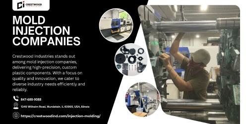 Crestwood Industries stands out among mold injection companies, delivering high-precision, custom plastic components. With a focus on quality and innovation, we cater to diverse industry needs efficiently and reliably. Visit as:https://crestwoodind.com/injection-molding/