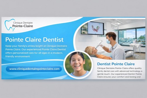 Keep your family’s smiles bright at Clinique Dentaire Pointe Claire. Our experienced Pointe Claire Dentist offers personalized care for all ages in a modern, friendly environment. Book your appointment now!
To Know More Visit- https://cliniquedentairepointeclaire.com/