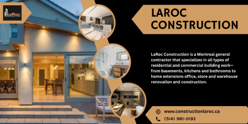 Looking for a trusted Custom Home Builder in Montreal? We specialize in designing and constructing high-quality, personalized homes tailored to your lifestyle and budget. From concept to completion, our expert team ensures exceptional craftsmanship and attention to detail. Contact us today at (514) 961-0192 to start building your dream home. Visit Us: https://constructionlaroc.ca/services-2/commercial/