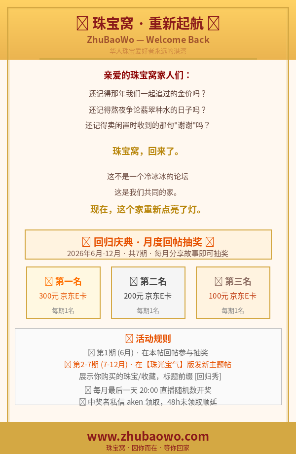 珠宝窝回归